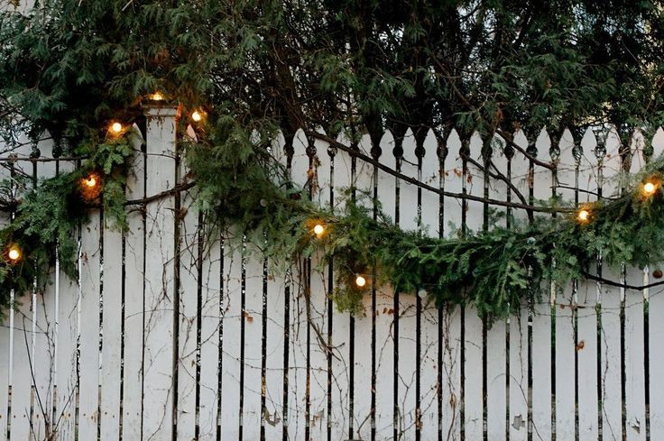 Christmas Lights On Fence Ideas
 Christmas Fence Decoration Lights s and