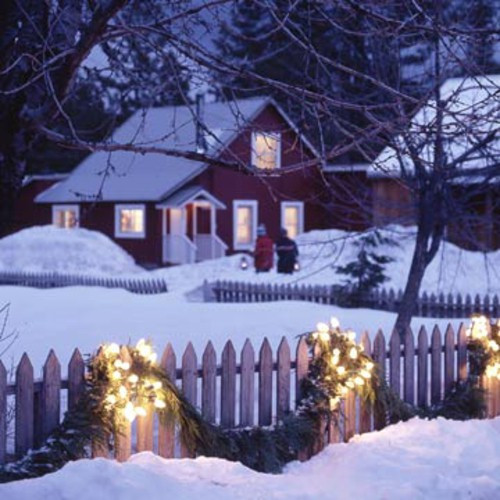 Christmas Lights On Fence Ideas
 Festive Garden Lights For Christmas – Fresh Design Pedia