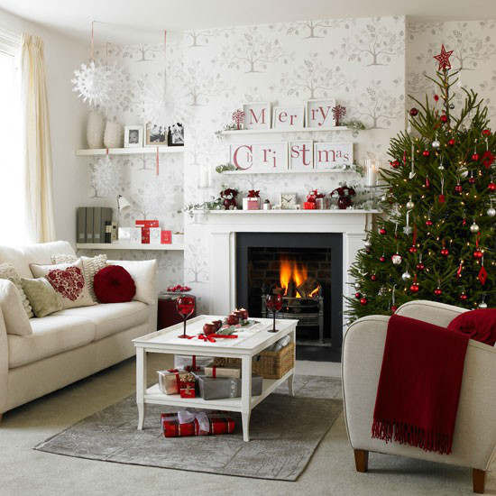 Christmas Living Room Decor
 33 Best Christmas Country Living Room Decorating Ideas