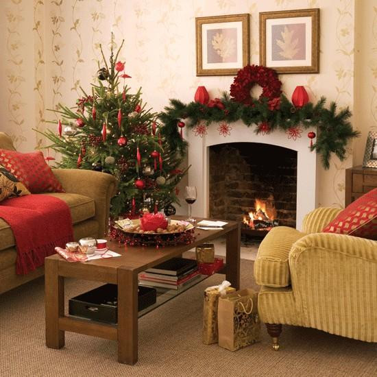 Christmas Living Room Decor
 Merry Christmas Decorating Ideas for Living Rooms and