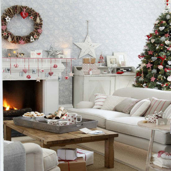 Christmas Living Room Ideas
 33 Best Christmas Country Living Room Decorating Ideas