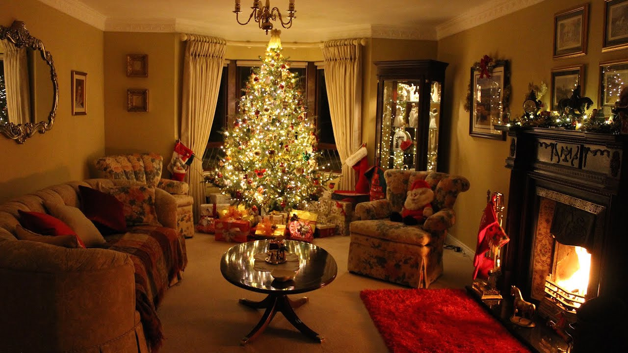 Christmas Living Room
 Christmas Tree Decoration Time Lapse