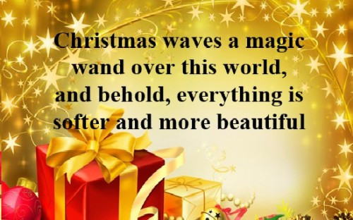 Christmas Magic Quote
 Magic Christmas Quotes QuotesGram