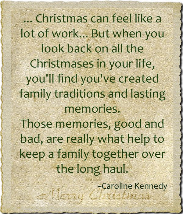 Christmas Memories Quote
 Christmas and making memories Memory Quotes