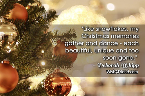 Christmas Memories Quotes
 christmas