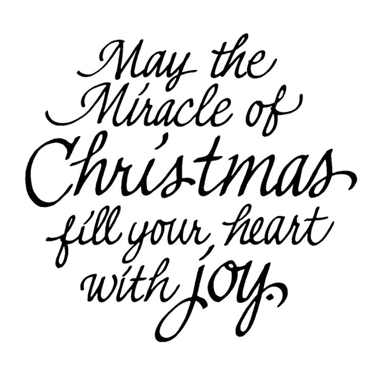 Christmas Miracle Quotes
 May the Miracle of Christmas fill your Heart with Joy