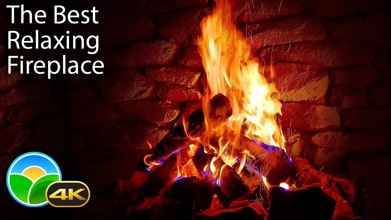 Christmas Music Fireplace
 4K Relaxing Fireplace with Crackling Fire Sounds 🔥 No