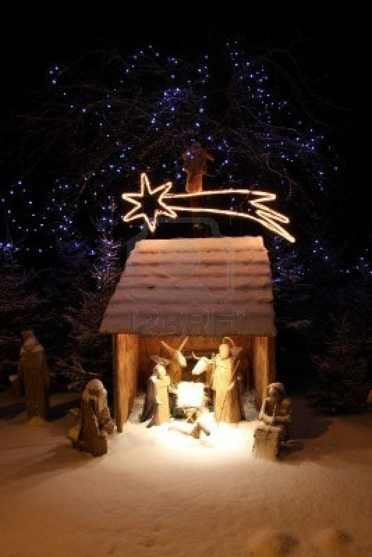 Christmas Nativity Scene Outdoor
 Best 25 Outdoor nativity scene ideas on Pinterest