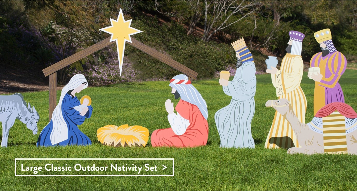Christmas Nativity Scene Outdoor
 Outdoor Nativity Sets Made in the USA