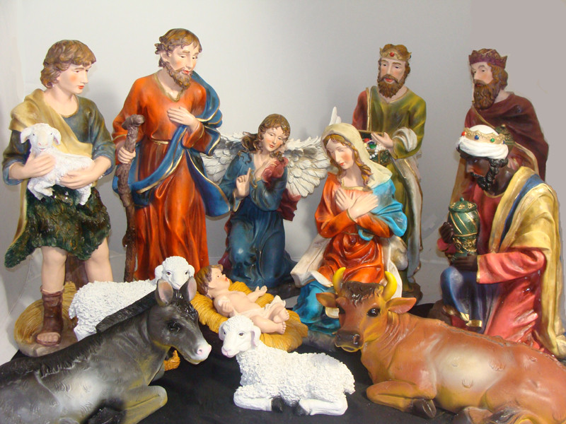 Christmas Nativity Set Indoor
 LARGE 12 PIECE OUTDOOR CHRISTMAS NATIVITY SET YARD ART