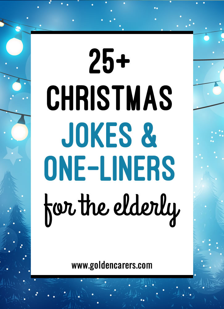 Christmas One Line Quotes
 Christmas Jokes & e Liners for the Elderly