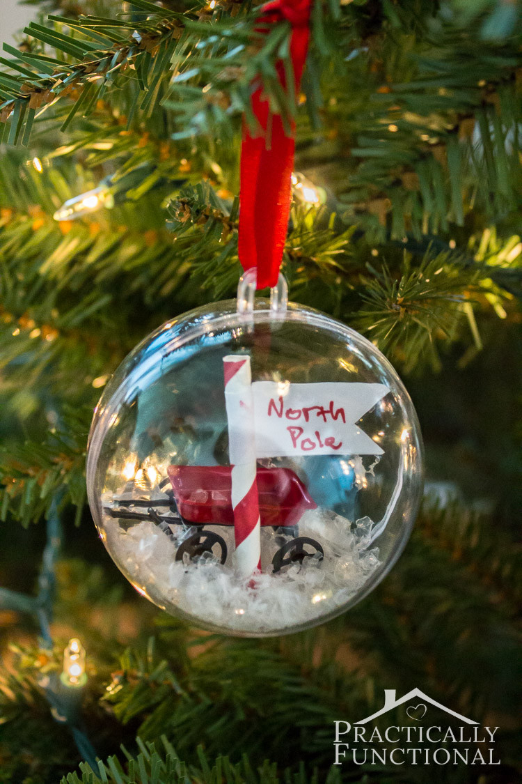 Christmas Ornament DIY
 DIY North Pole Ornaments Practically Functional