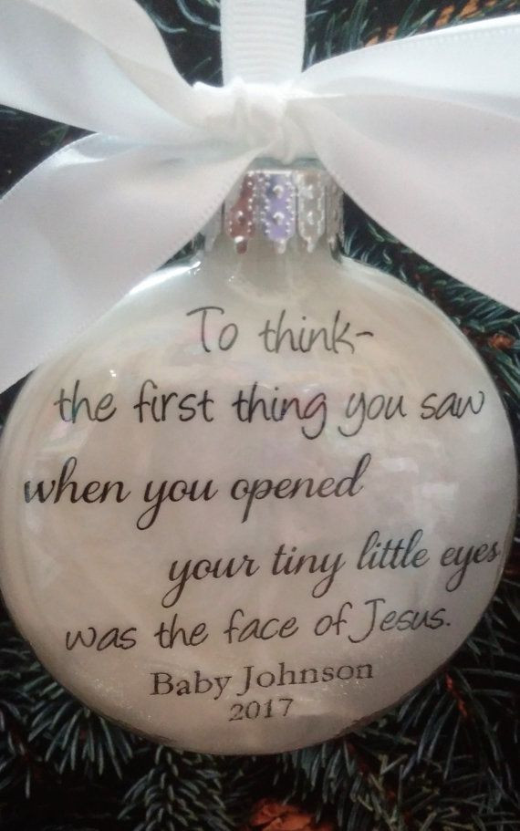 Christmas Ornament Quotes
 Baby Memorial Ornament In Memory Christmas Ornament