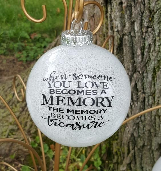 Christmas Ornament Quotes
 Best 20 Memorial ornaments ideas on Pinterest