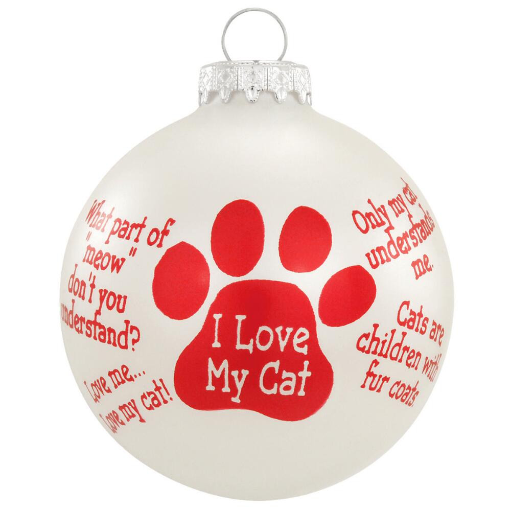 Christmas Ornament Quotes
 Cat Sayings Ornament Animal