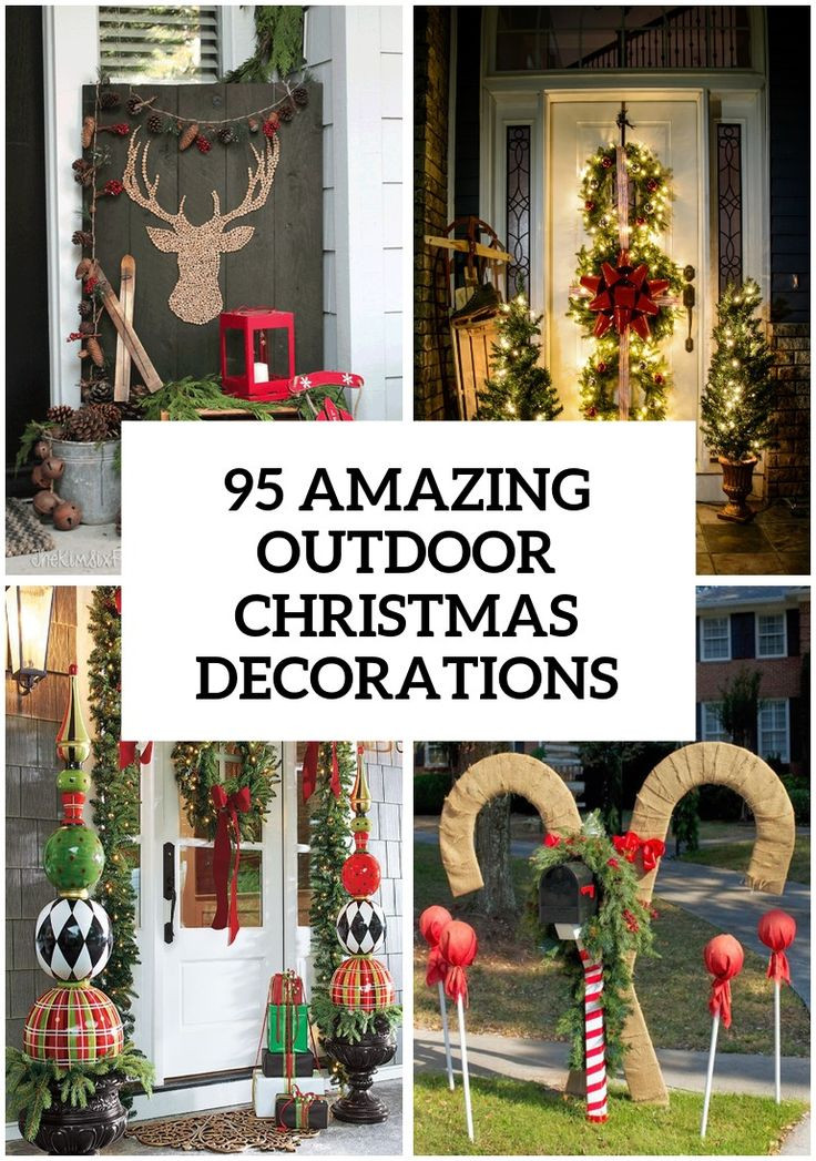 Christmas Outdoor Decorations Ideas
 Best 25 Outdoor christmas ideas on Pinterest