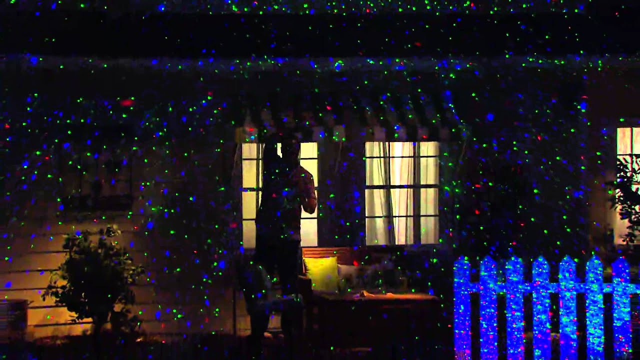 Christmas Outdoor Lights Projector
 BlissLights Outdoor Indoor Firefly Light Projector with