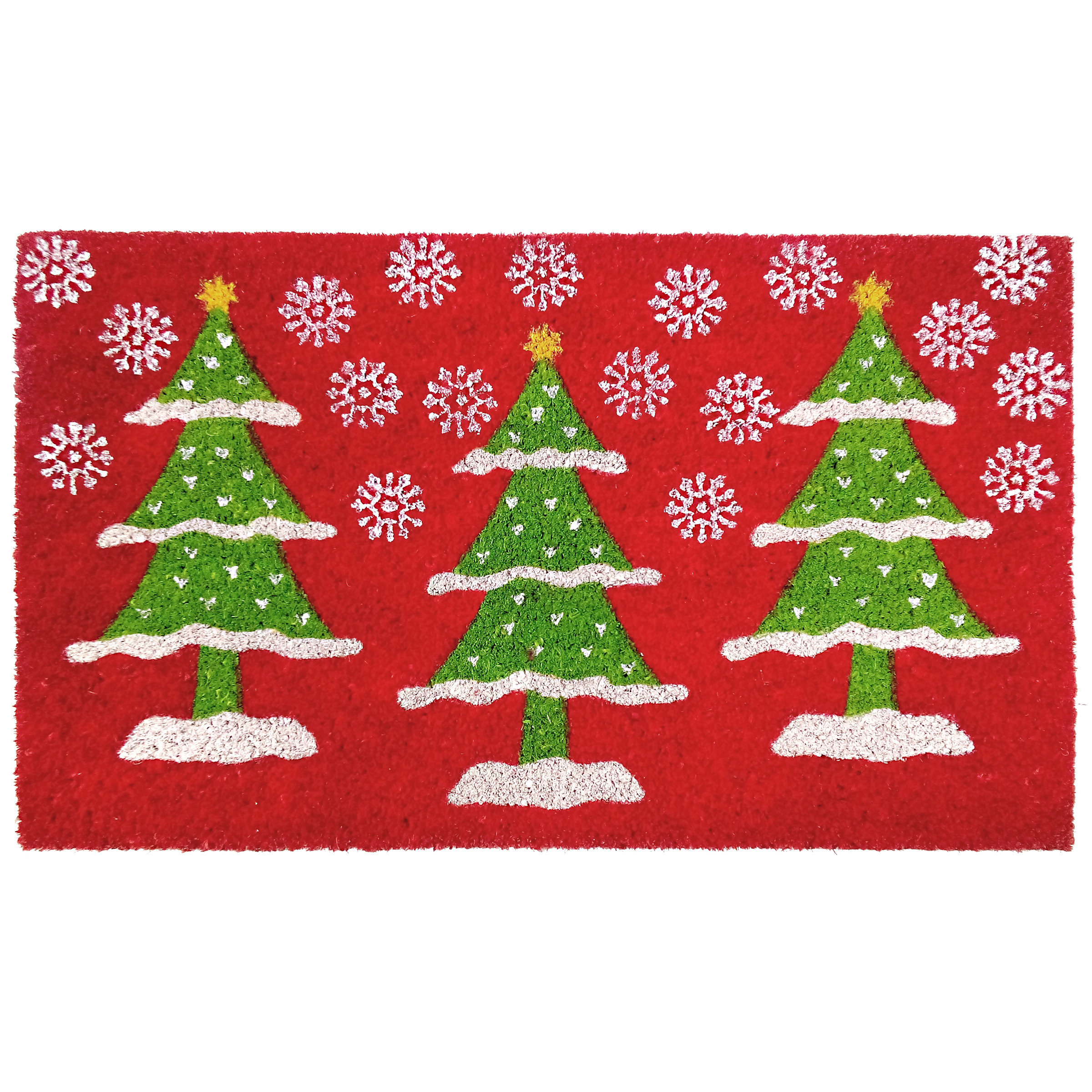 Christmas Outdoor Mats
 Christmas Tree Coir Doormat Home Home Decor Rugs