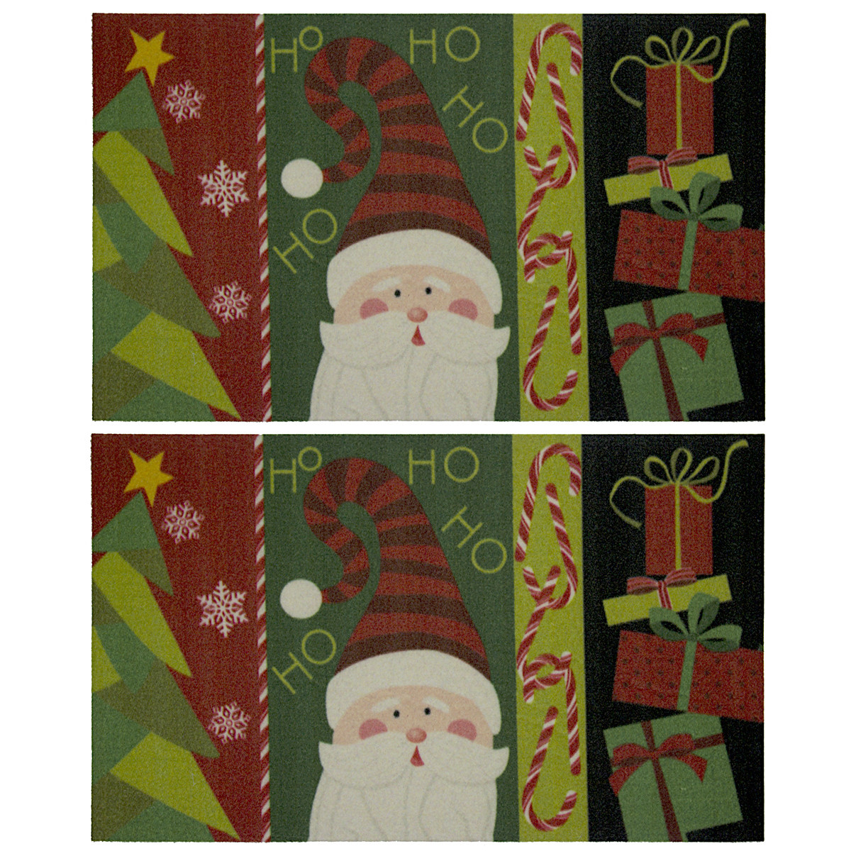 Christmas Outdoor Mats
 2pk Holiday 17x29” Outdoor Doormats Christmas Rug Nonslip