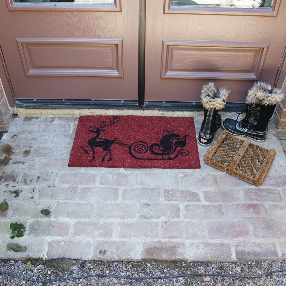 Christmas Outdoor Mats
 Rubber Cal Inc 3 Piece Christmas Doormat Set
