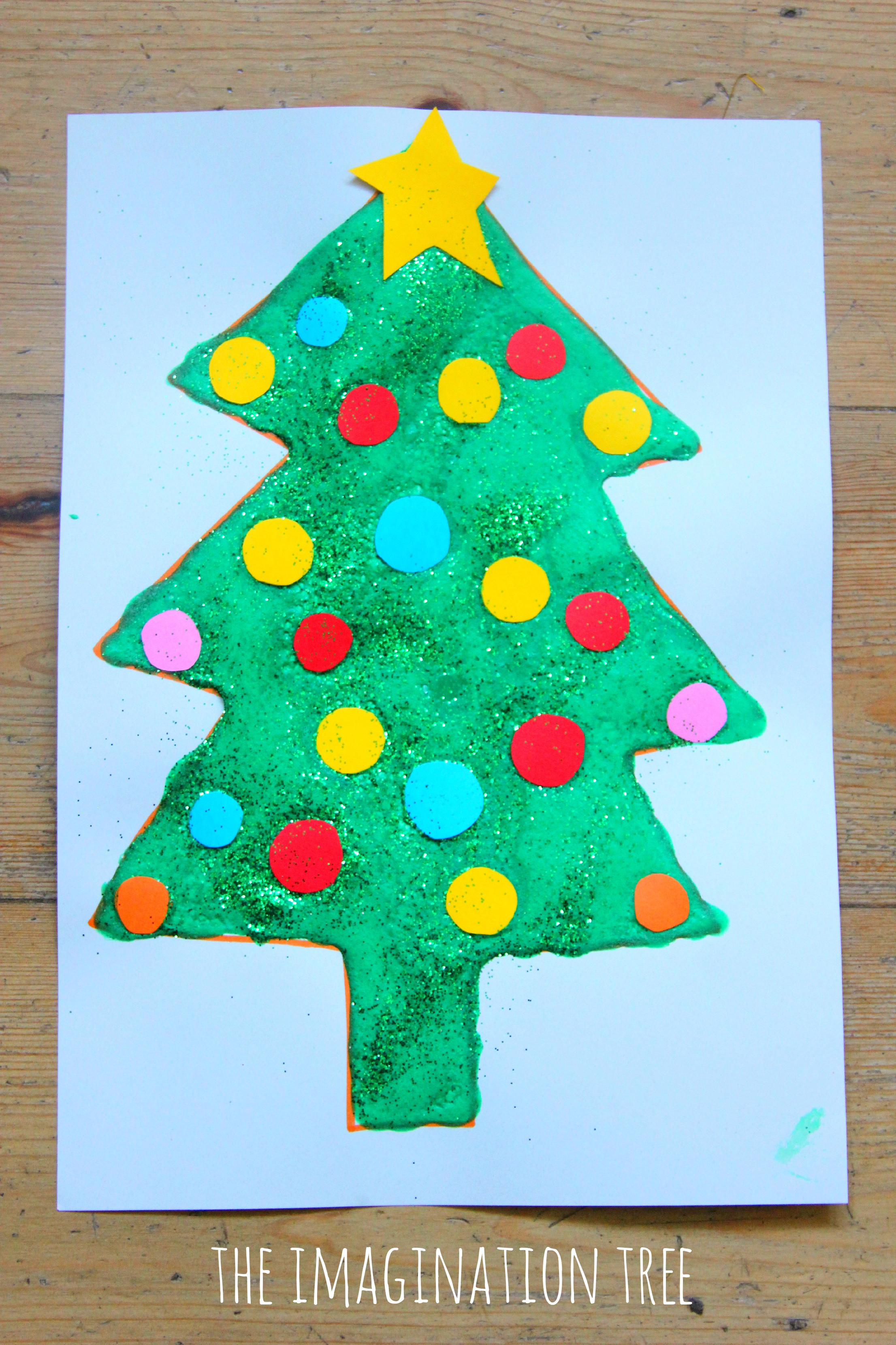 Christmas Painting Crafts
 Peppermint puffy paint recipe