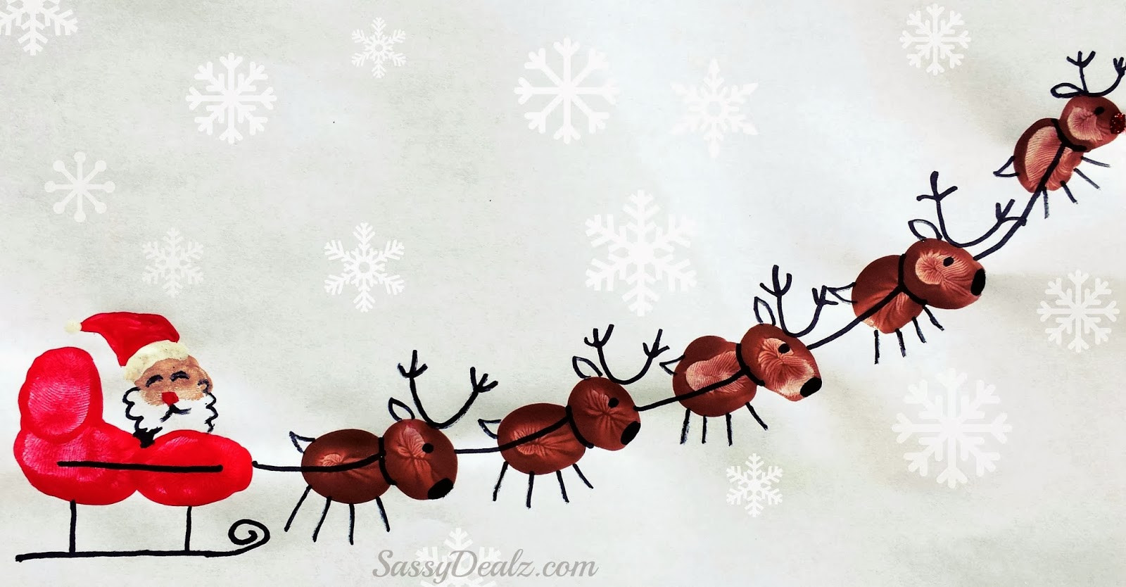 Christmas Painting Crafts
 Christmas Fingerprint Crafts U Create
