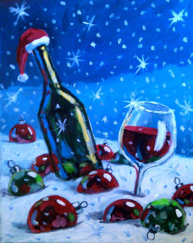 Christmas Painting Ideas
 25 best ideas about Christmas canvas paintings on