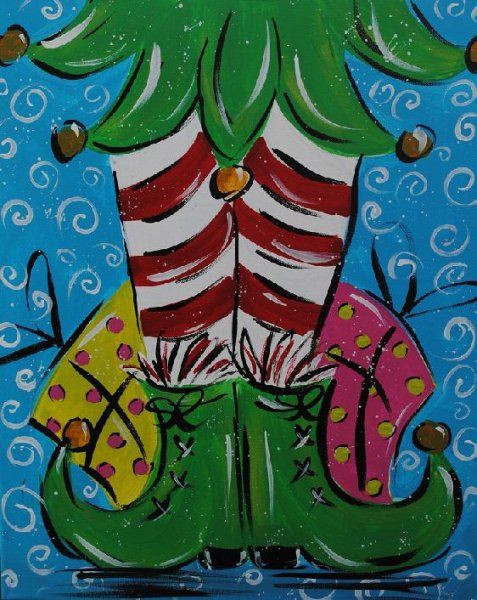 Christmas Painting Ideas
 25 Best Ideas about Christmas Canvas on Pinterest
