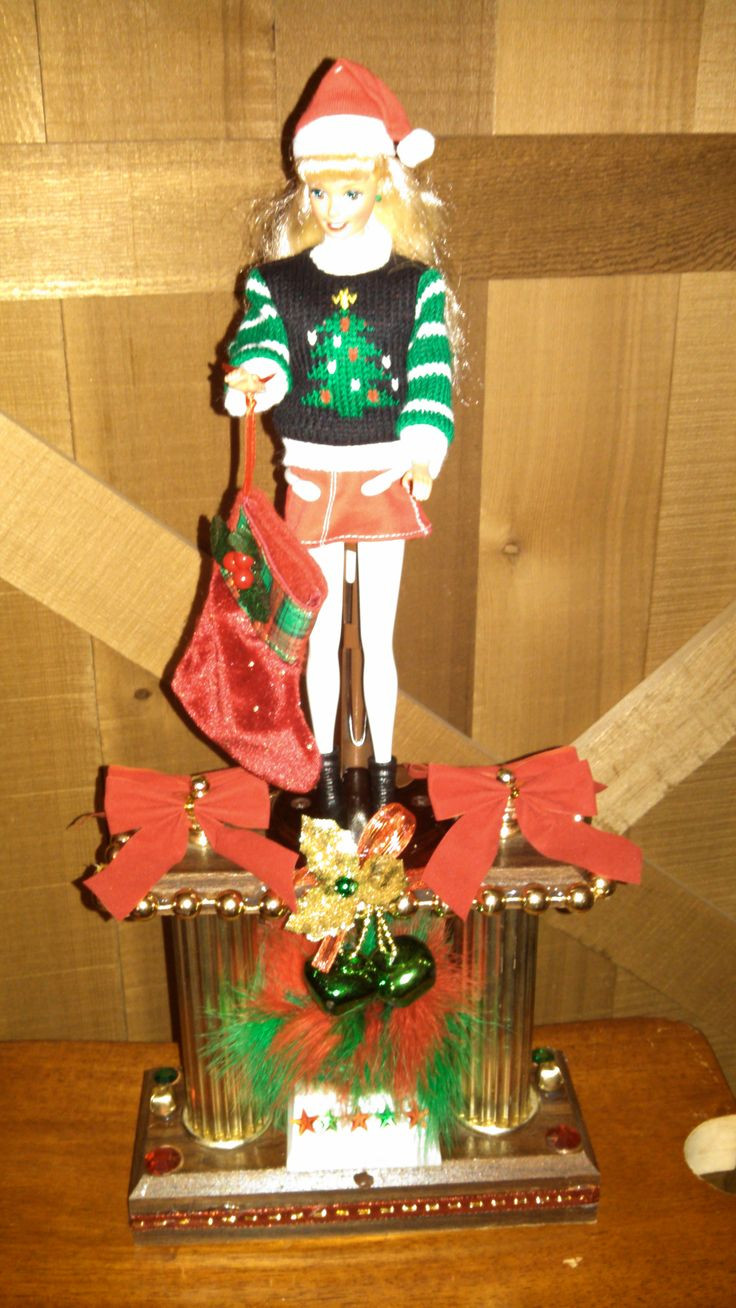 Christmas Party Contest Ideas
 Trophy for Ugly Sweater contest I hope its tacky enough