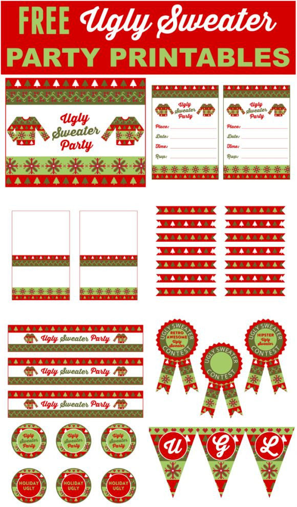 Christmas Party Contests Ideas
 25 best ideas about Ugly Sweater Party on Pinterest