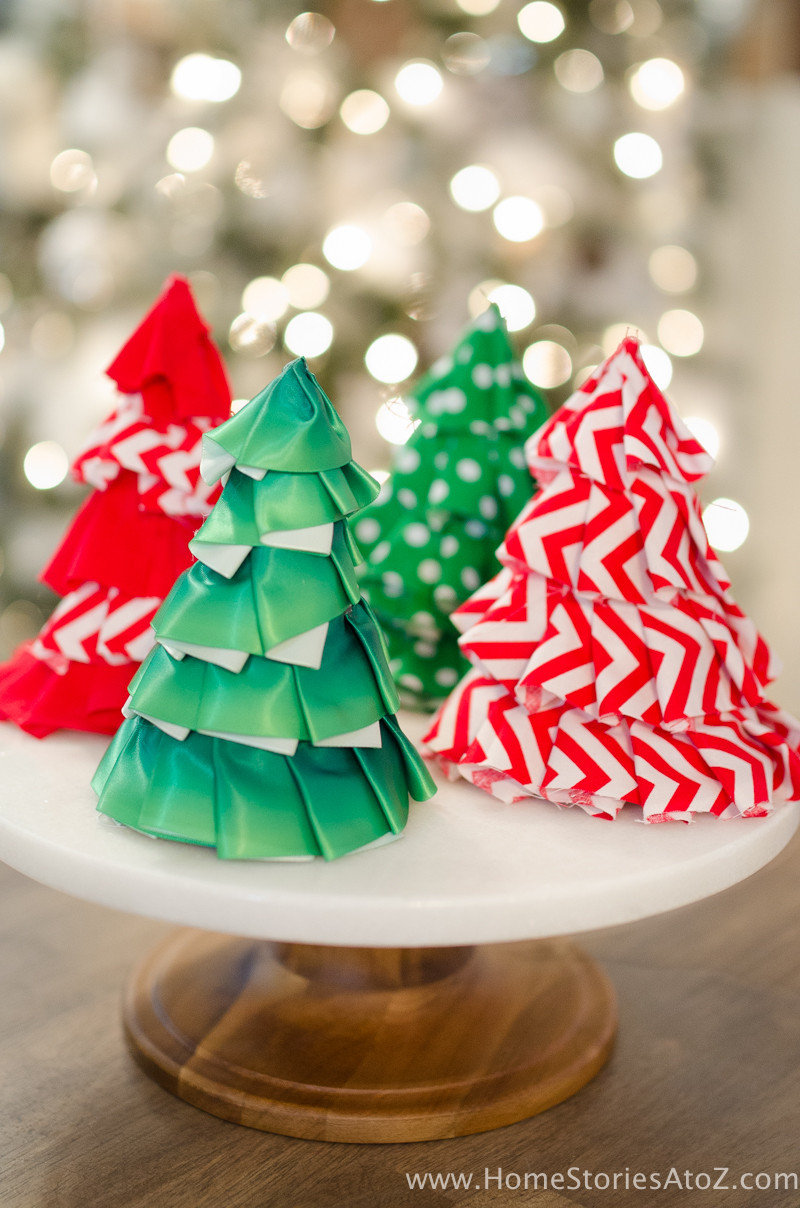 Christmas Party Craft Ideas
 Fabric Christmas Craft Idea DIY Christmas Tree Party Hats