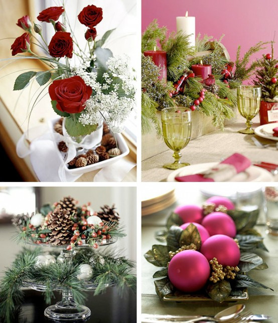 Christmas Party Decoration Ideas
 50 Great & Easy Christmas Centerpiece Ideas DigsDigs