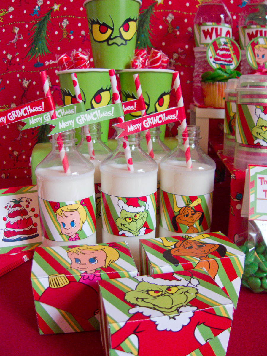 Christmas Party Decoration Ideas
 Grinch Christmas party ideas