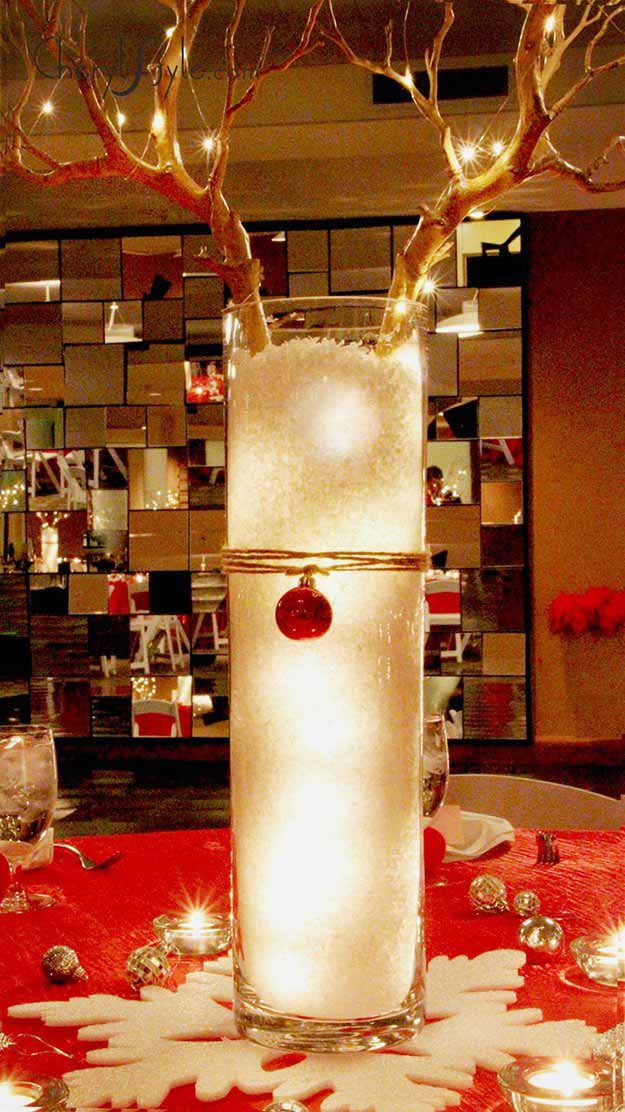 Christmas Party Decorations DIY
 Easy Christmas Centerpiece Ideas DIY Projects Craft Ideas