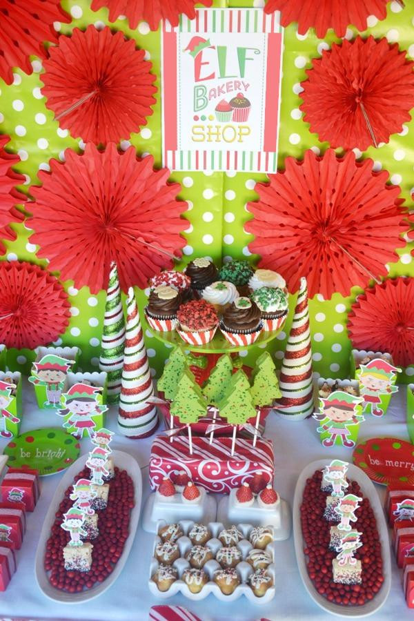 Christmas Party Decorations Ideas
 Elf Holiday Cookie Decorating Party Printables