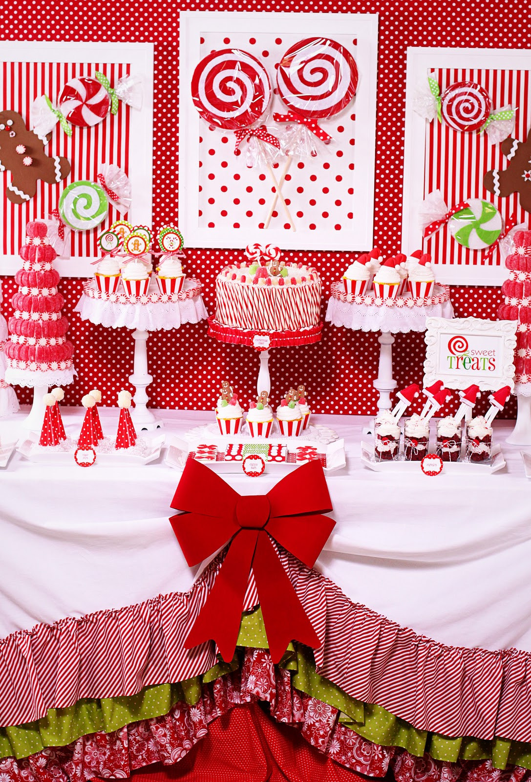 Christmas Party Decorations Ideas
 Amanda s Parties To Go Candy Christmas Dessert Table