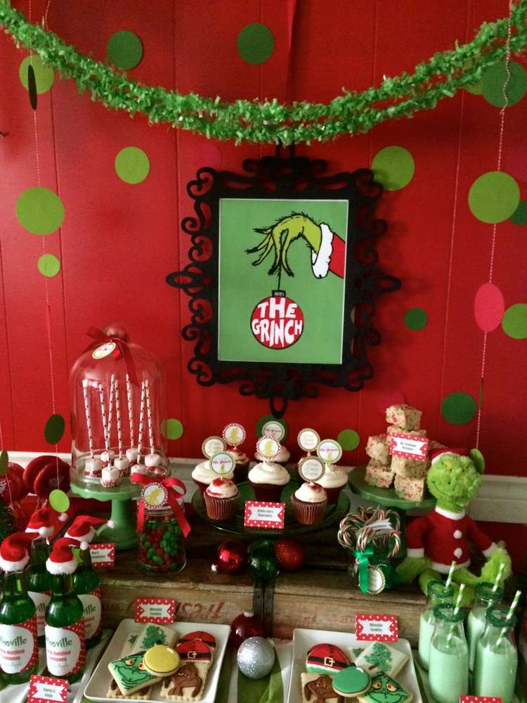 Christmas Party Decorations Ideas
 The Grinch Christmas Holiday Party Ideas