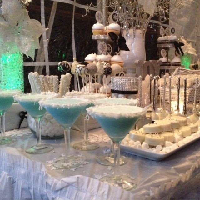 Christmas Party Drinking Ideas
 winter wonderland Christmas Holiday Party Ideas