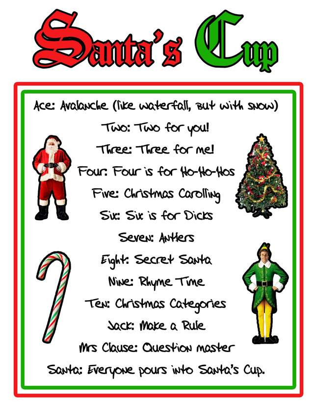 Christmas Party Drinking Ideas
 Alcohockey & Santa’s Cup 5 Fun Holiday Themed Drinking Games