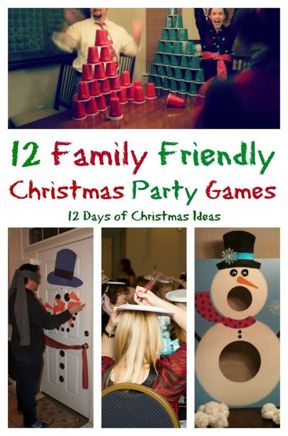 Christmas Party Game Ideas
 12 days Party games and Game on Pinterest