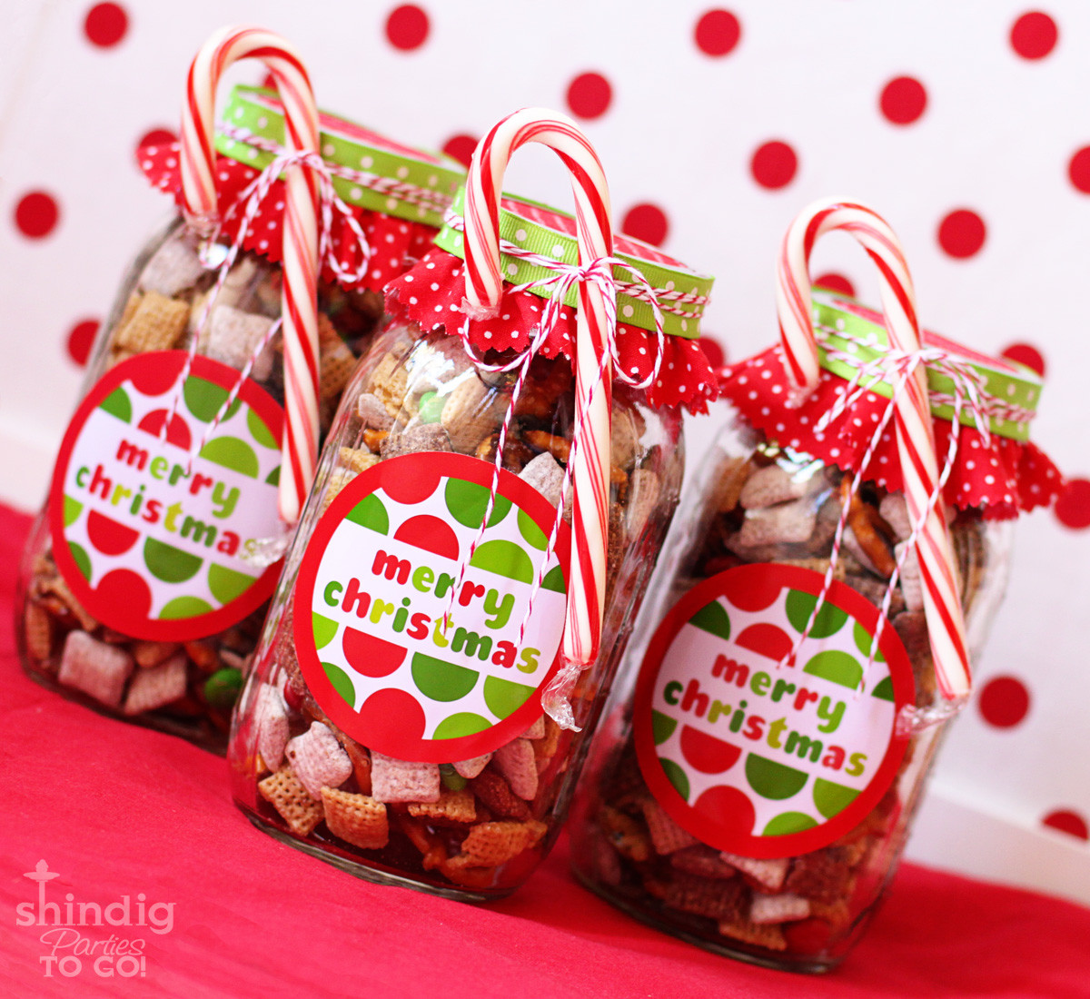Christmas Party Gift Ideas
 How To Make Handmade Chex Mix Holiday Gifts & Bonus Free