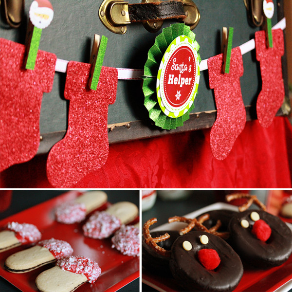 Christmas Party Ideas For Kids
 Kara s Party Ideas Holly Jolly Christmas Party
