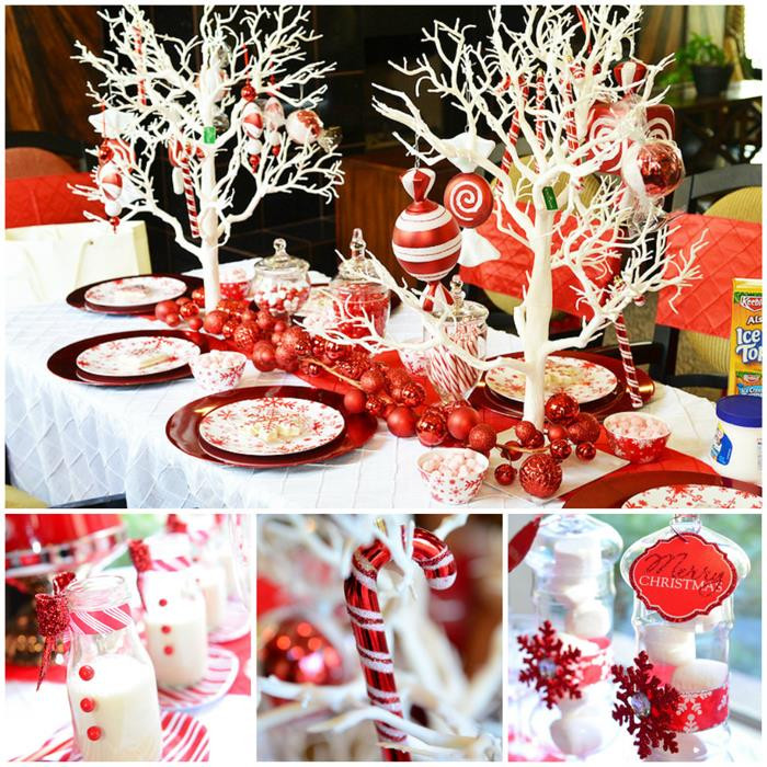 Christmas Party Ideas
 Kara s Party Ideas Candy Cane Winter Wonderland Party