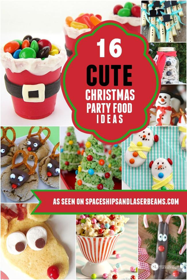 Christmas Party Meal Ideas
 16 Cute Kids Christmas Party Food Ideas Spaceships and