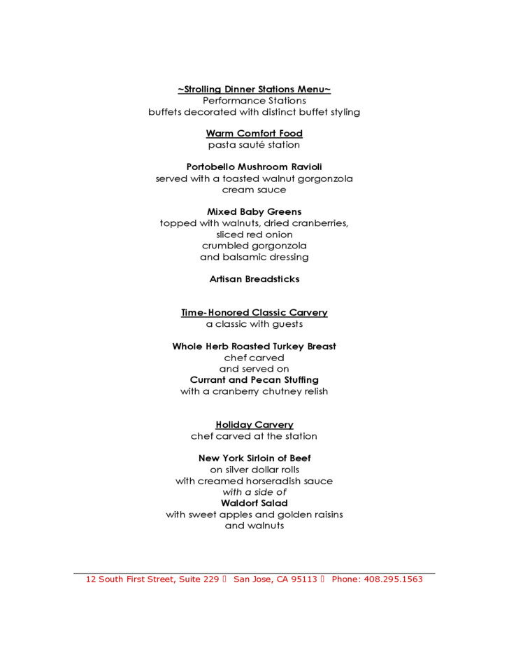 Christmas Party Menu Ideas For Large Groups
 Sample Holiday Party Menu for a Group Free Download