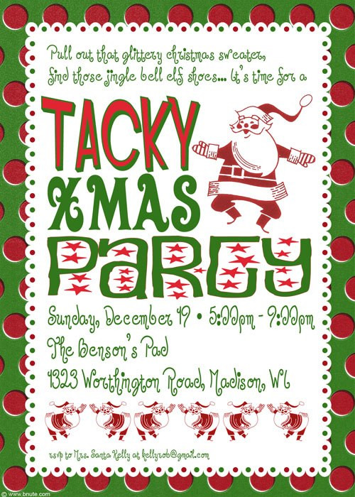 Christmas Party Name Ideas
 Holiday Party Tacky Christmas Party Ideas