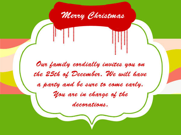 Christmas Party Quotes
 Christmas Party Invitation Wording 365greetings