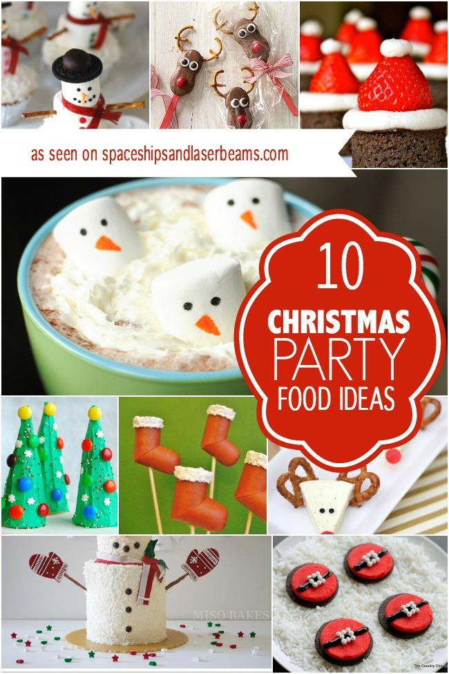 Christmas Party Snack Food Ideas
 16 Cute Kids Christmas Party Food Ideas Spaceships and
