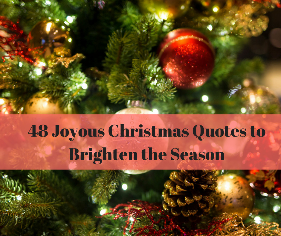 Christmas Pictures And Quotes
 48 Joyous Christmas Quotes to Brighten the Season Daring