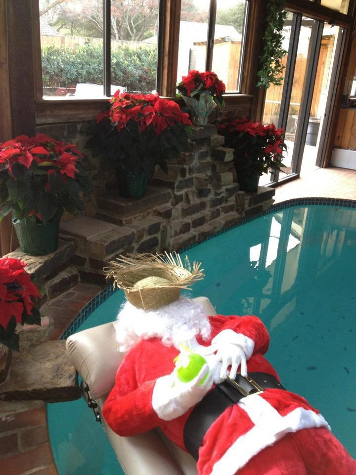 Christmas Pool Floats
 1000 images about Holiday Poolside Decor on Pinterest